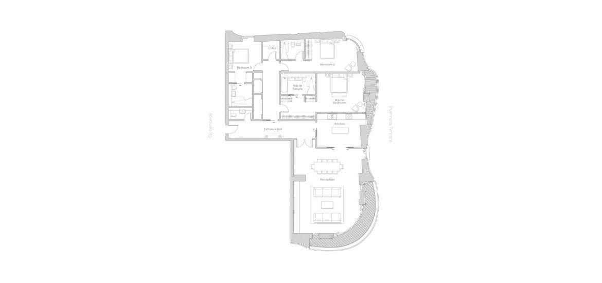 PARK MODERN 2327 SQ.FT 3 BDRM APT. 32