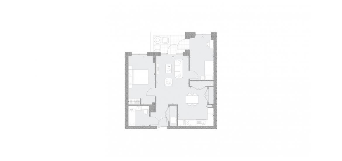 MERIDIAN ONE 718 SQ.FT 2BDRM