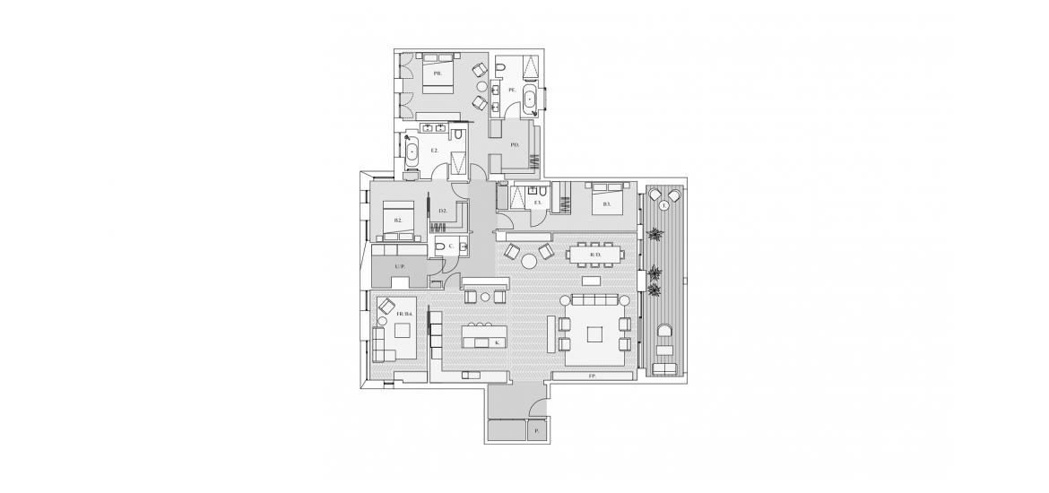 ONE CARRINGTON 2842 SQ.FT 4 BDRM