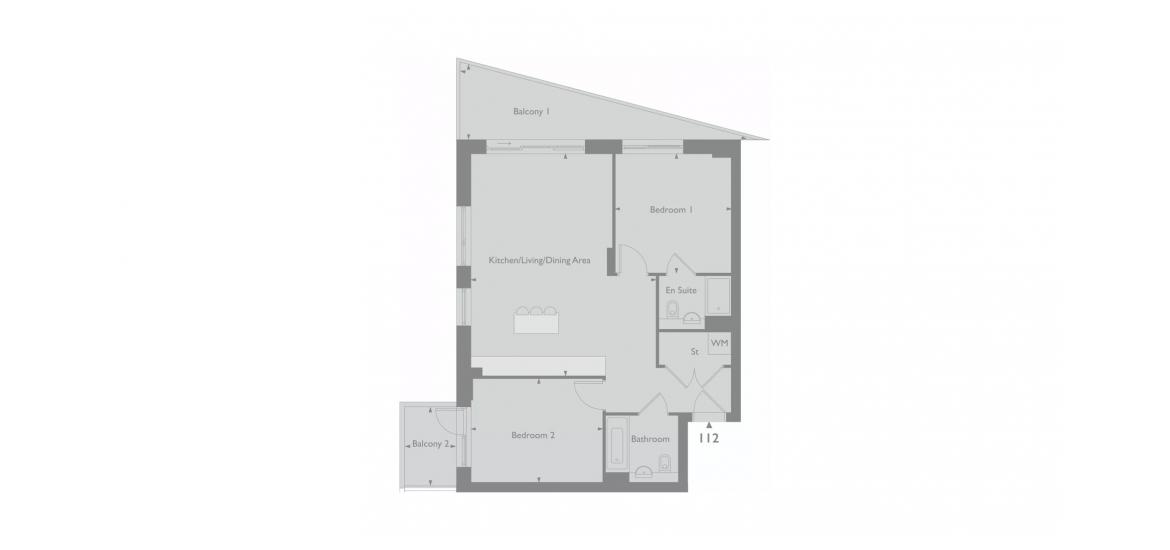 NORTH WEST QUARTER 785 SQ.FT HOME 112