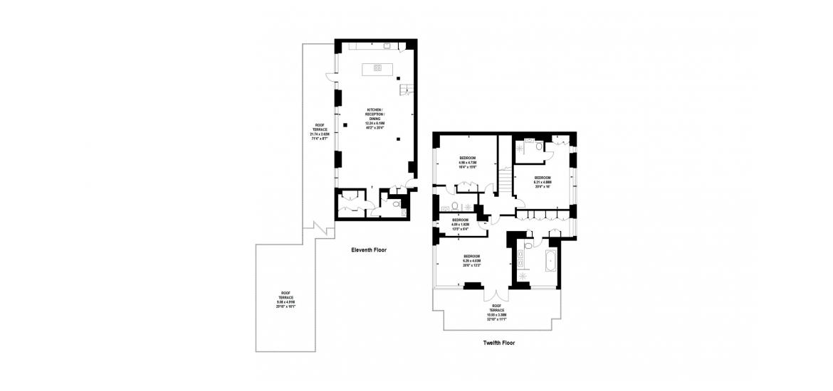 BATTERSEA POWER STATION 2381 SQ.FT 3BDRM