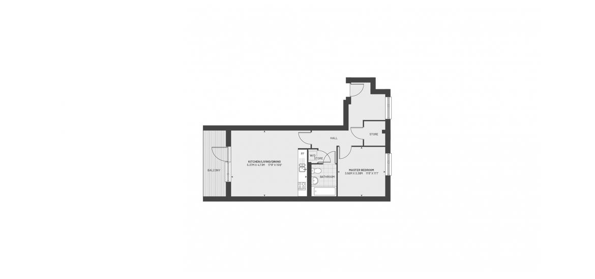 KINGSTON EAST 643 SQ.FT 1 BDRM 0239