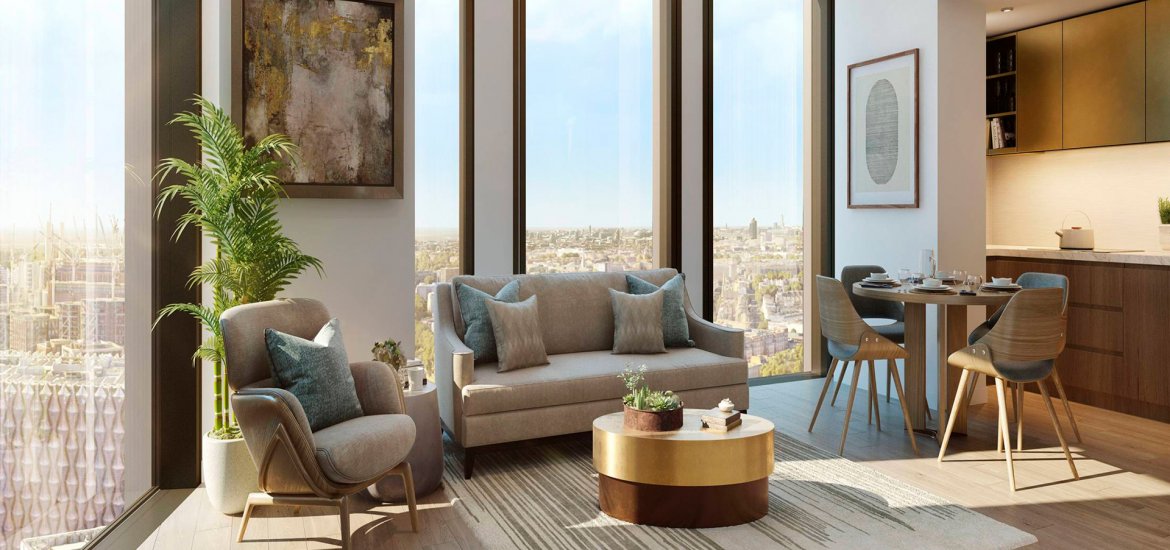 Apartment in Nine Elms, London, UK, 3 bedrooms, 1555 sq.ft No. 1556 - 3