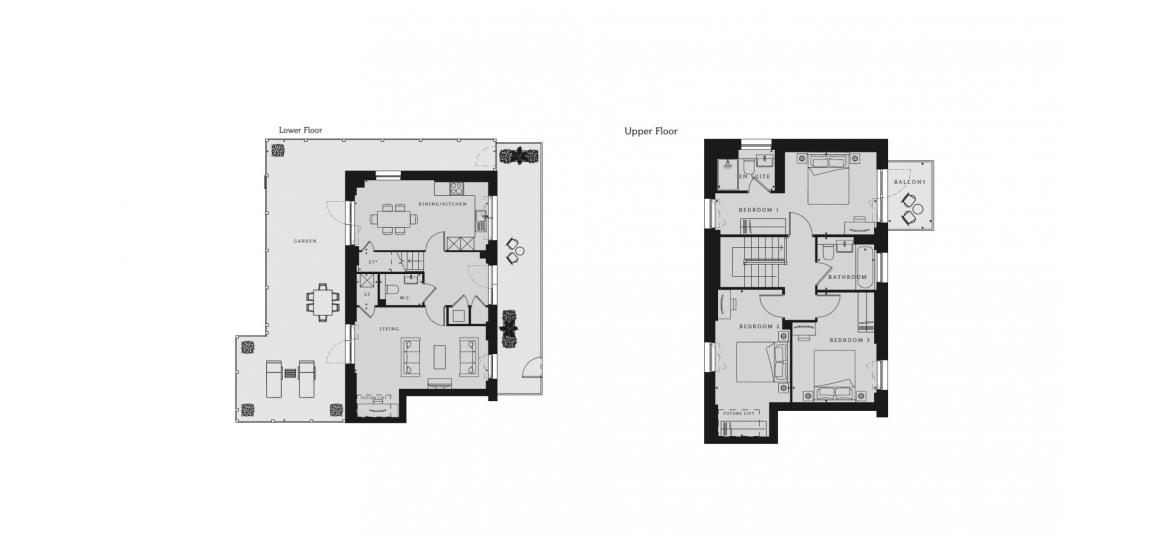 UPTON GARDENS 1260 SQ.FT 3 BDRM PLOT2