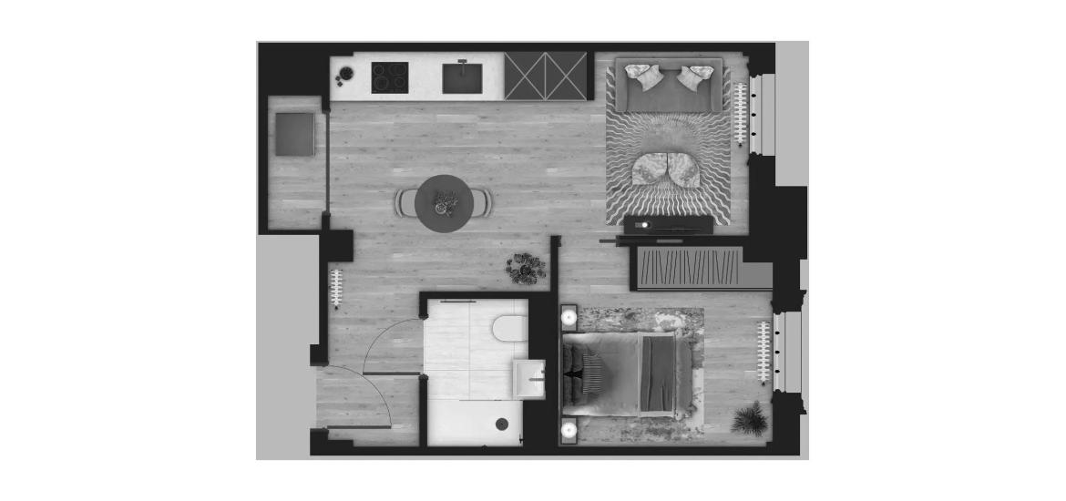 STUDIO 418 SQ.FT